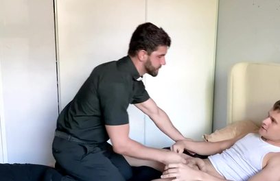 Priest Fucks Missionary after Blessing and Praying for him