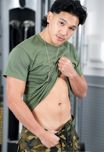 Army Stepbro Takes My Asshole (Andrew Akito's Debut!)